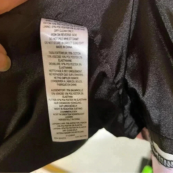 French Connection Multicolor Mini short party Cocktail Dress  Size 6 - Picture 3 of 9